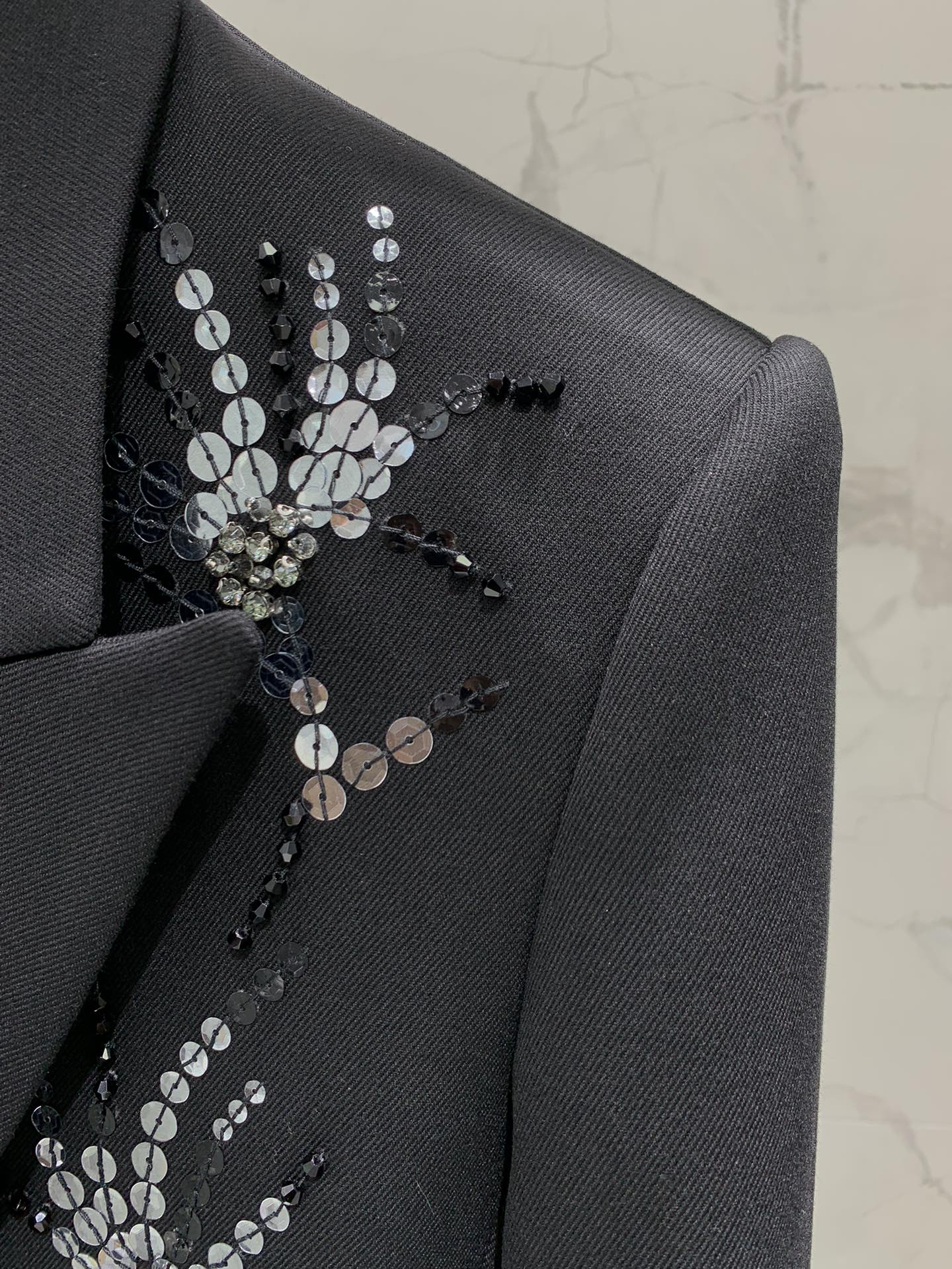 25fw Sequin fireworks suit