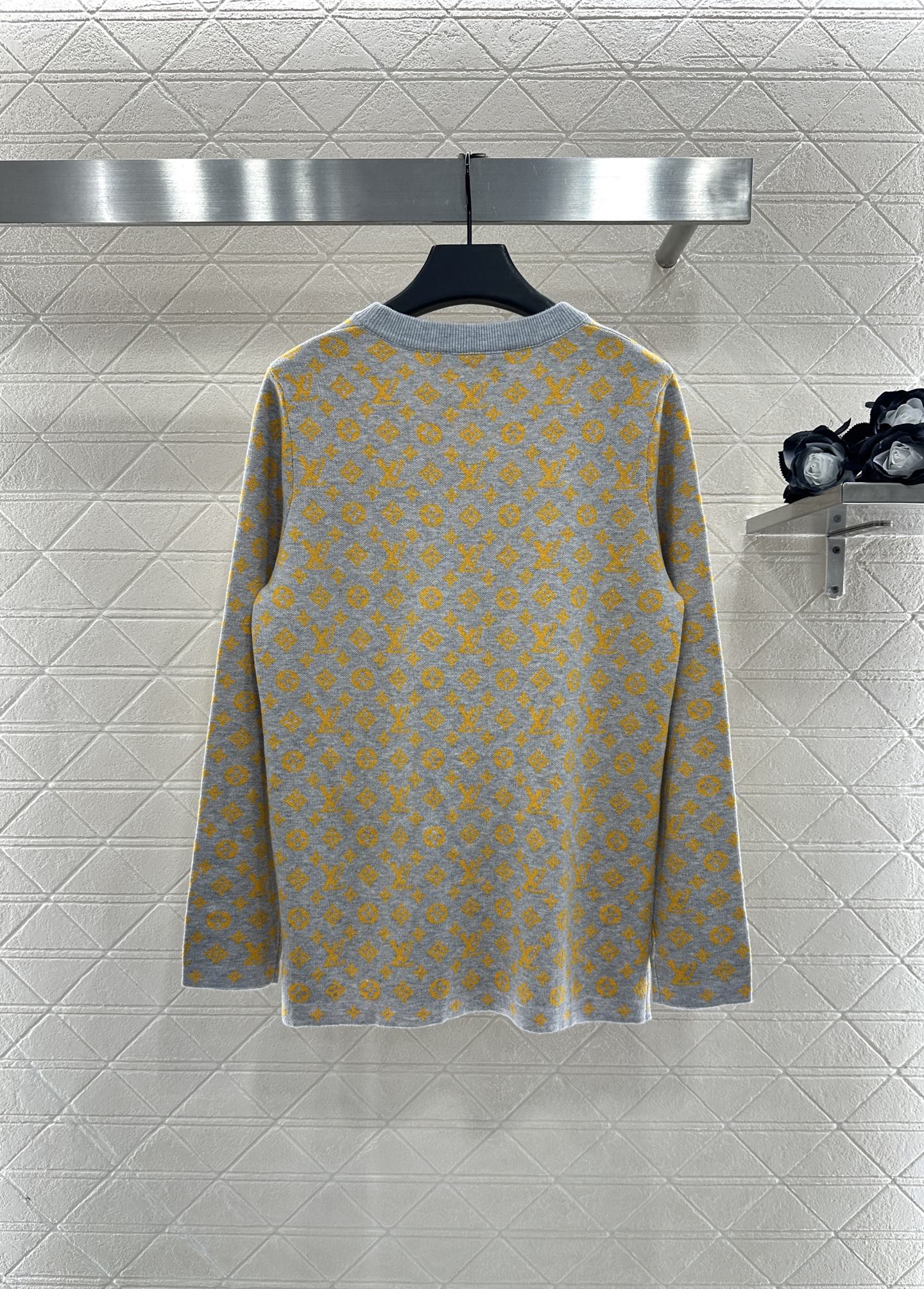 25fw Jacquard loose sweater