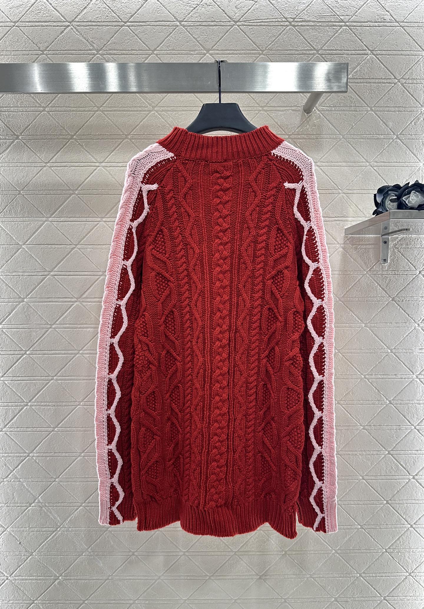 25fw Crochet woolen dress