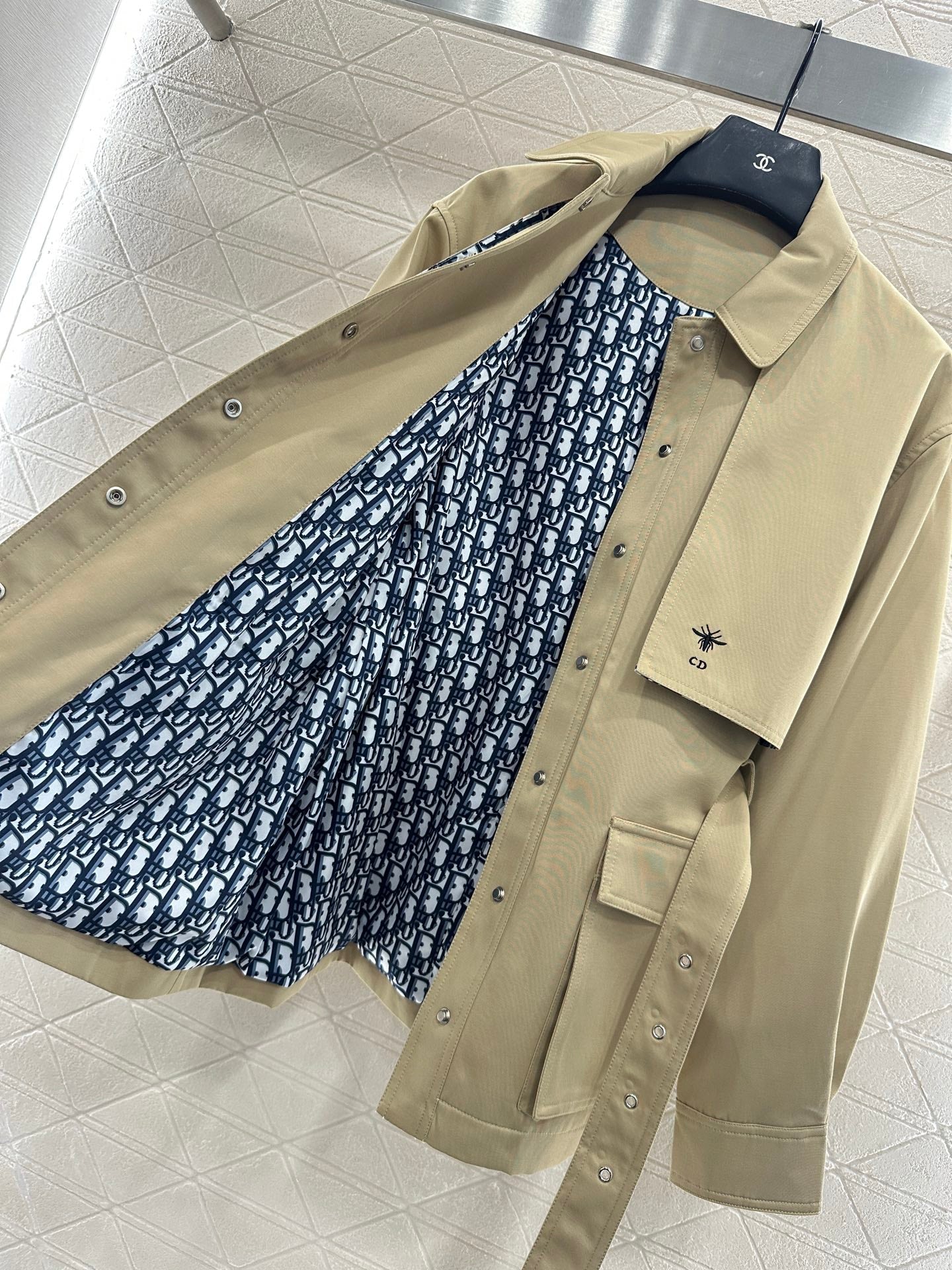 25fw Collar belt windbreaker