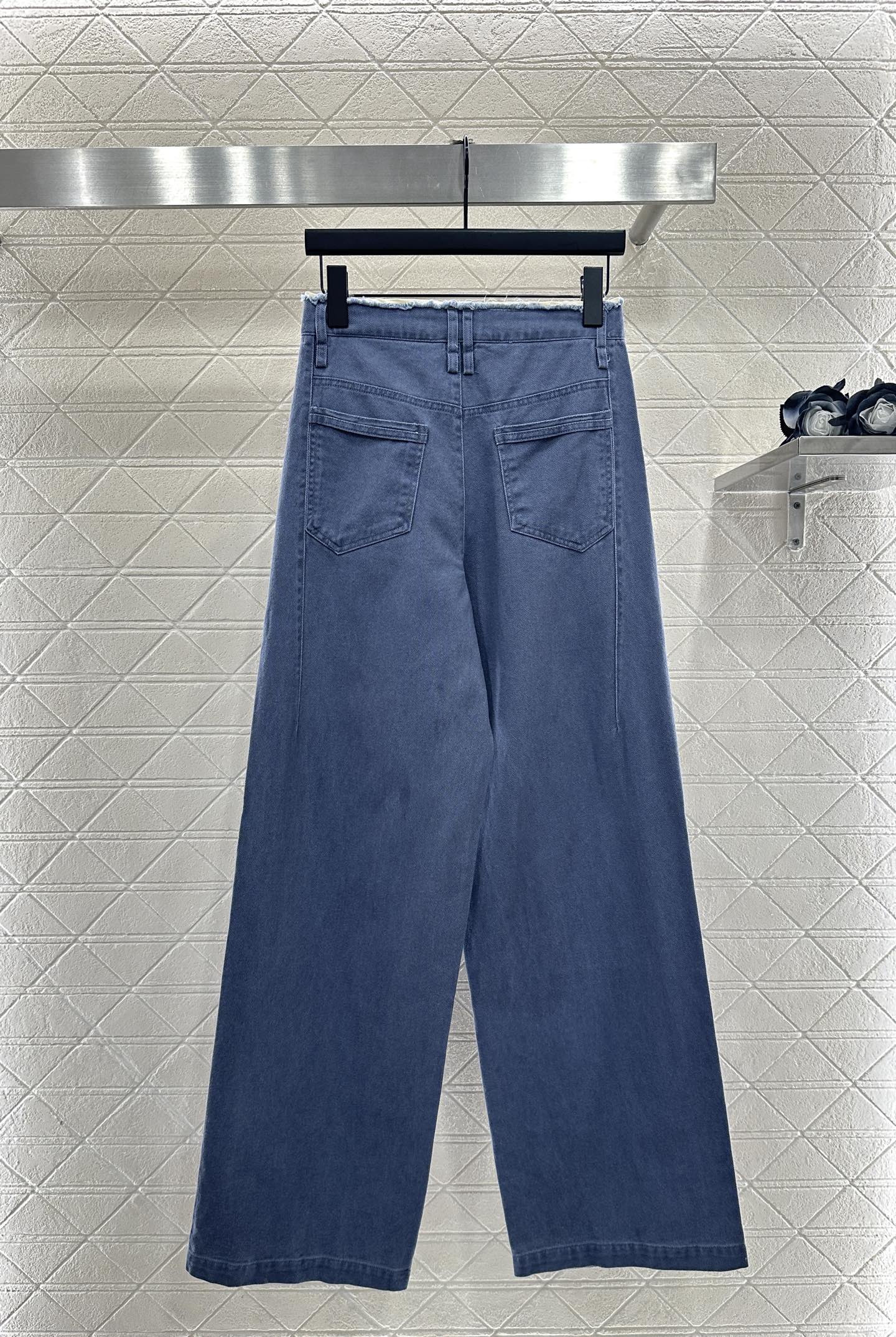 25fw Edge logo denim pants