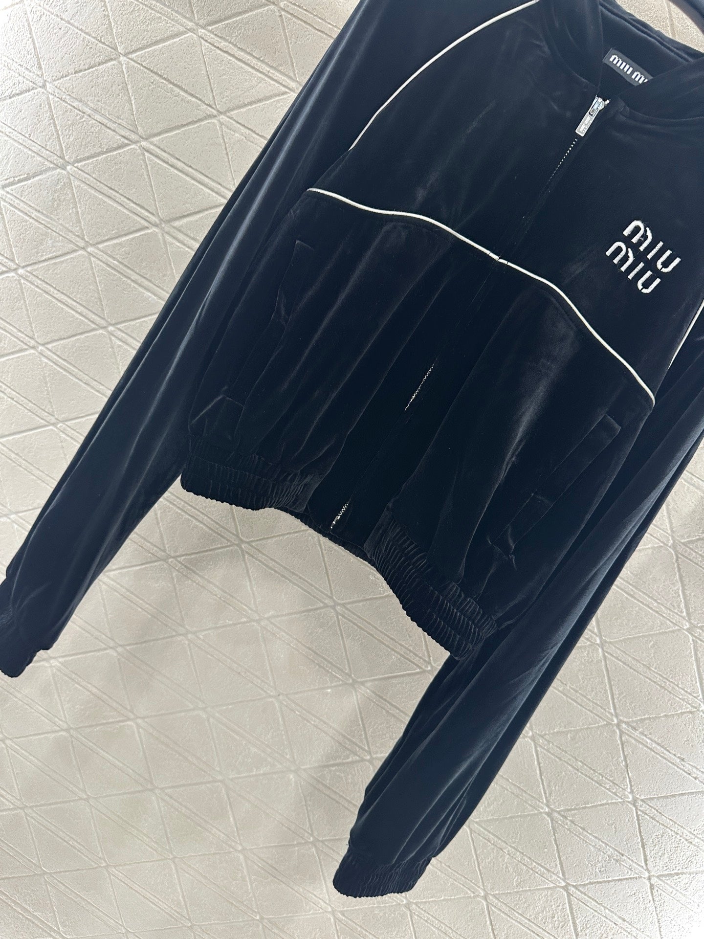 25fw Hooded jacket wide leg pants set