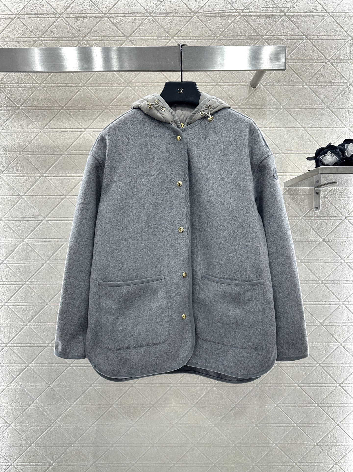 25fw Two piece hooded down jacket set