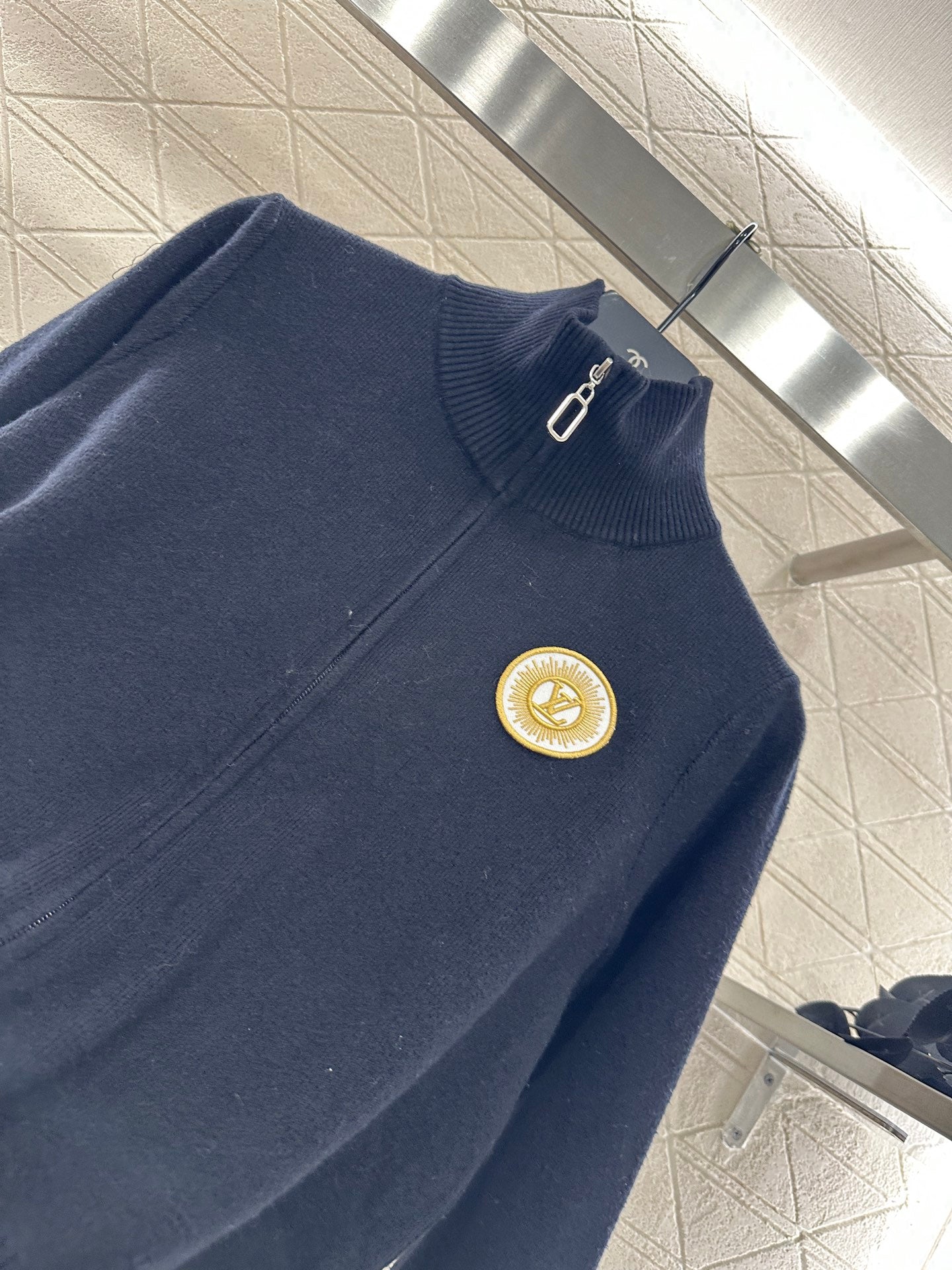 Zipper knit jacket