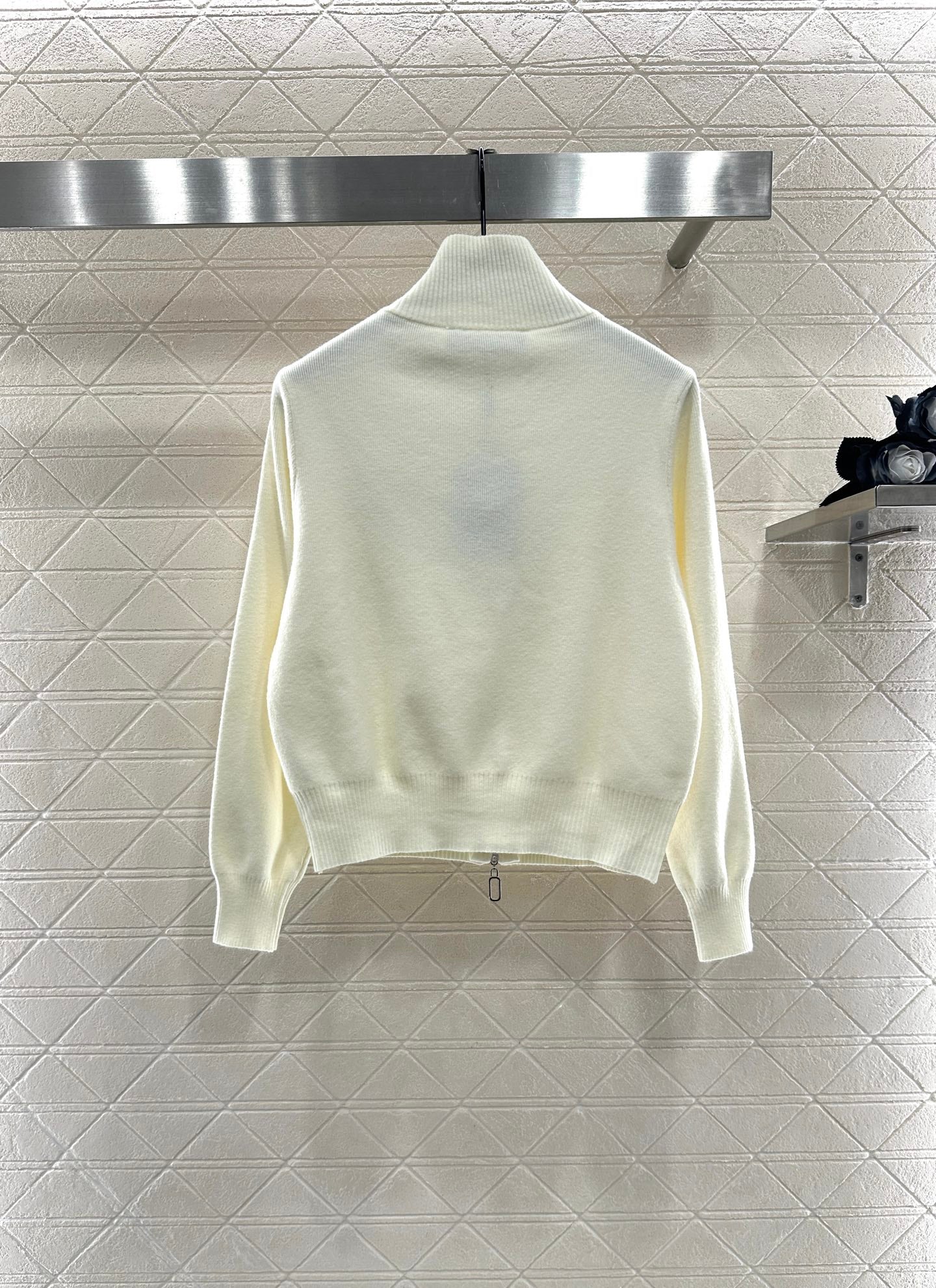 Zipper knit jacket