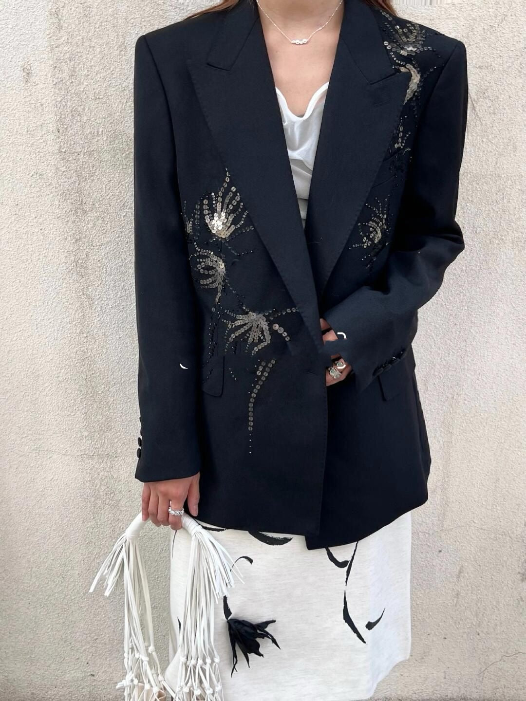 25fw Sequin fireworks suit