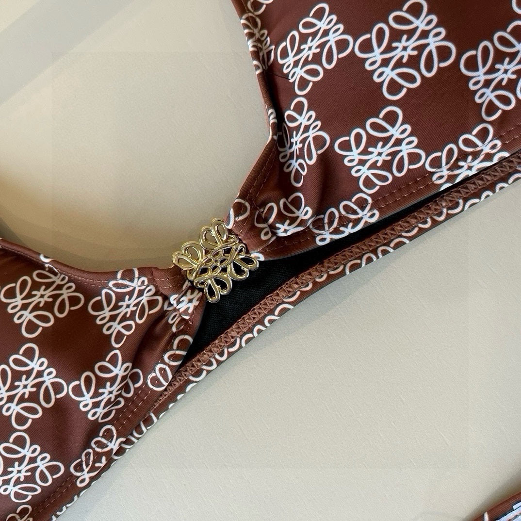 25 New style printed swimsuit