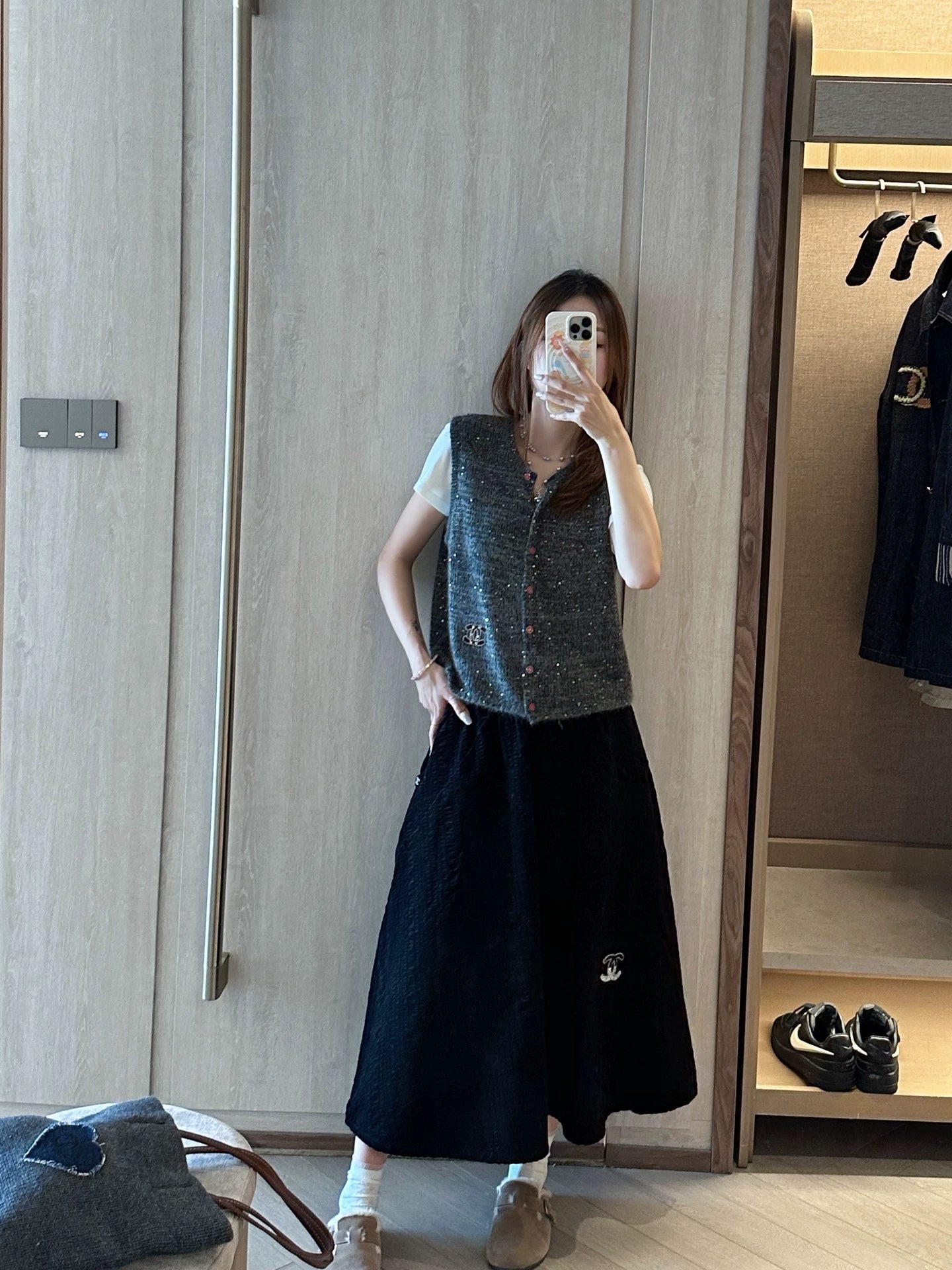 25fw Velvet Half Skirt(Medieval Series)
