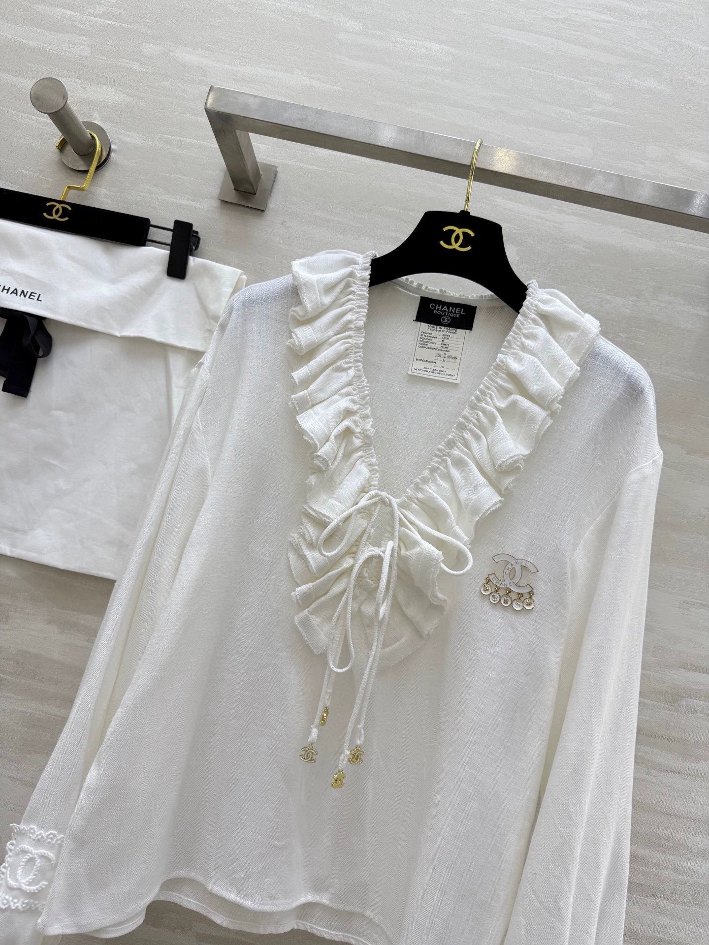 25fw Cotton and linen pleated shirt(Medieval Series)