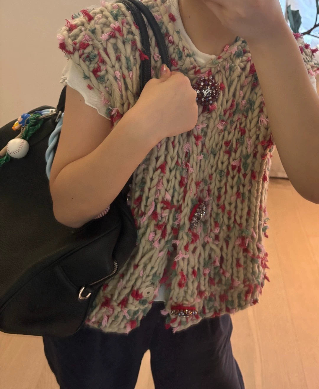 25fw Colorful woven vest(Medieval Series)