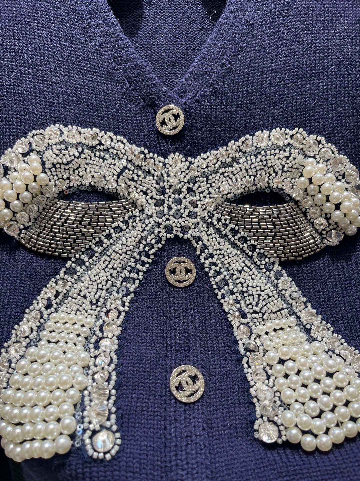25fw Bow tie stand up collar sweater(Medieval Series)