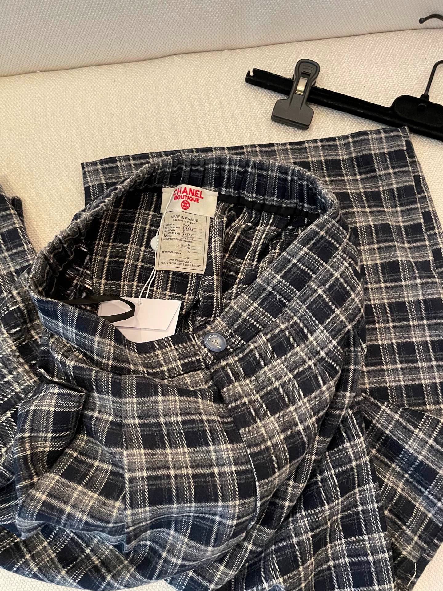 25fw checked pants(Medieval Series)