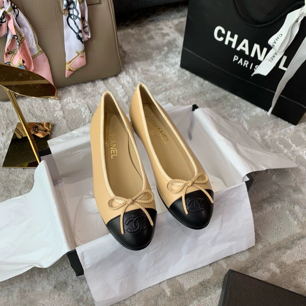 Bow ballet shoes