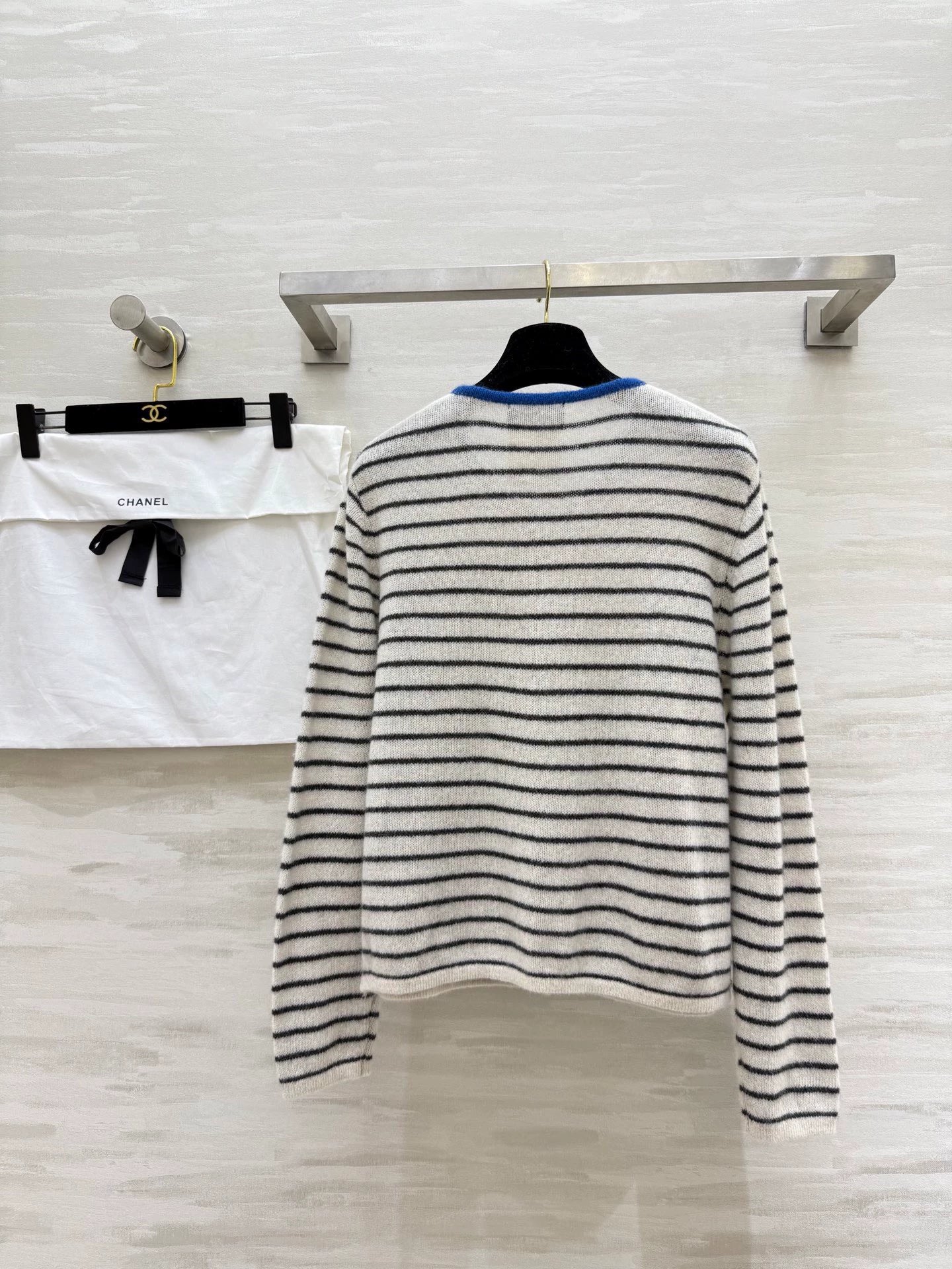 25fw Alpaca striped cardigan jacket(Medieval Series)