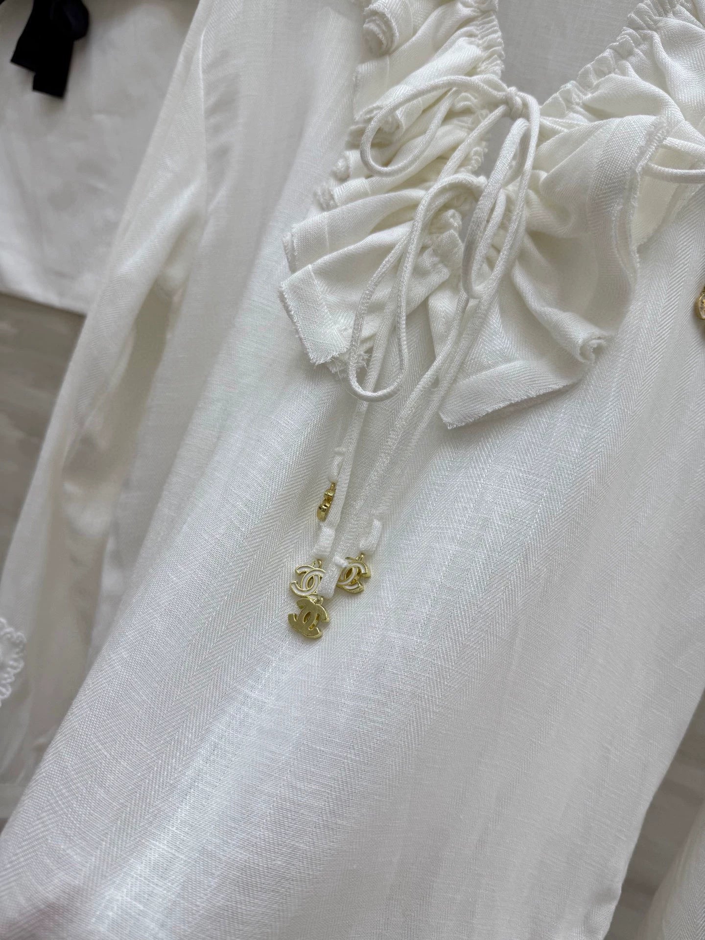 25fw Cotton and linen pleated shirt(Medieval Series)