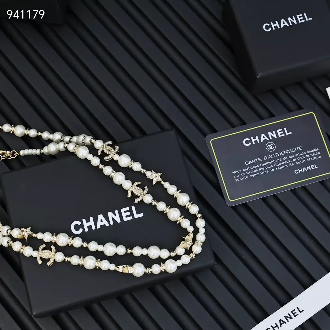 Star Pearl Sweater Chain