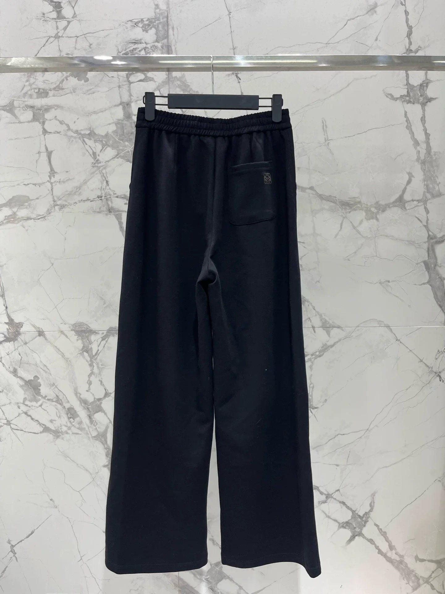 25fw Drawstring wide leg pants