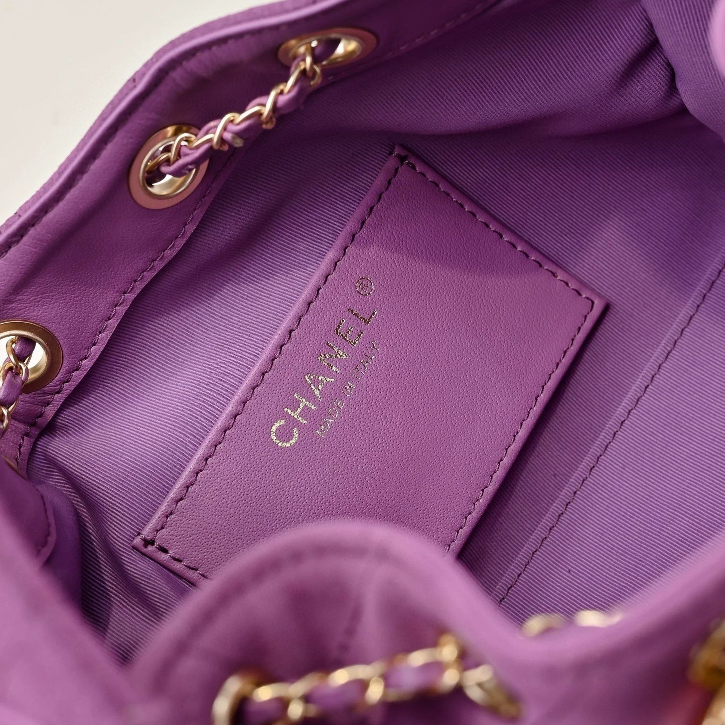 25C suede hippie bag (rose pink)