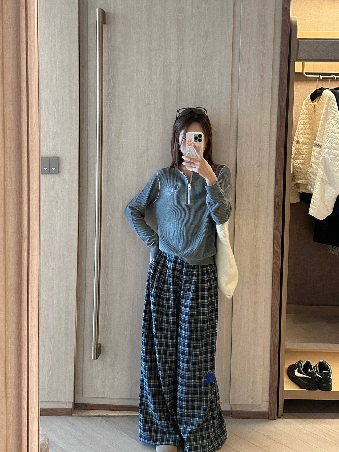 25fw checked pants(Medieval Series)