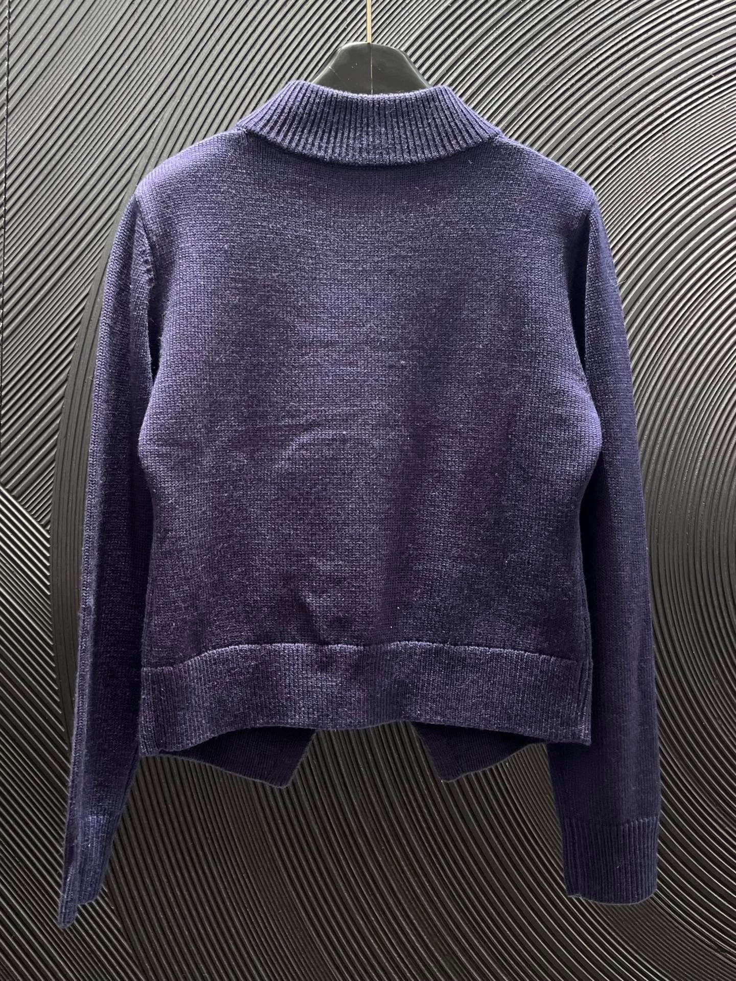 25fw Bow tie stand up collar sweater(Medieval Series)