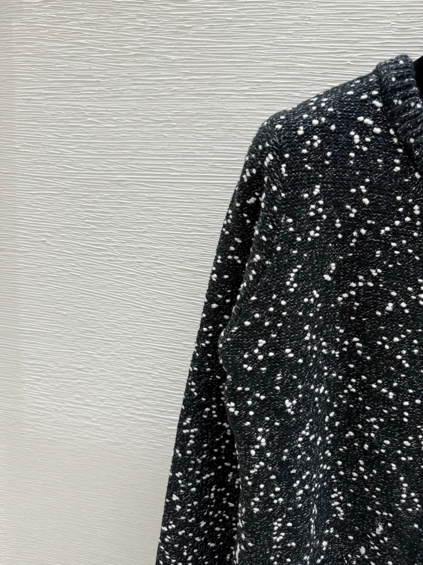 25fw Polka dot knitted dress