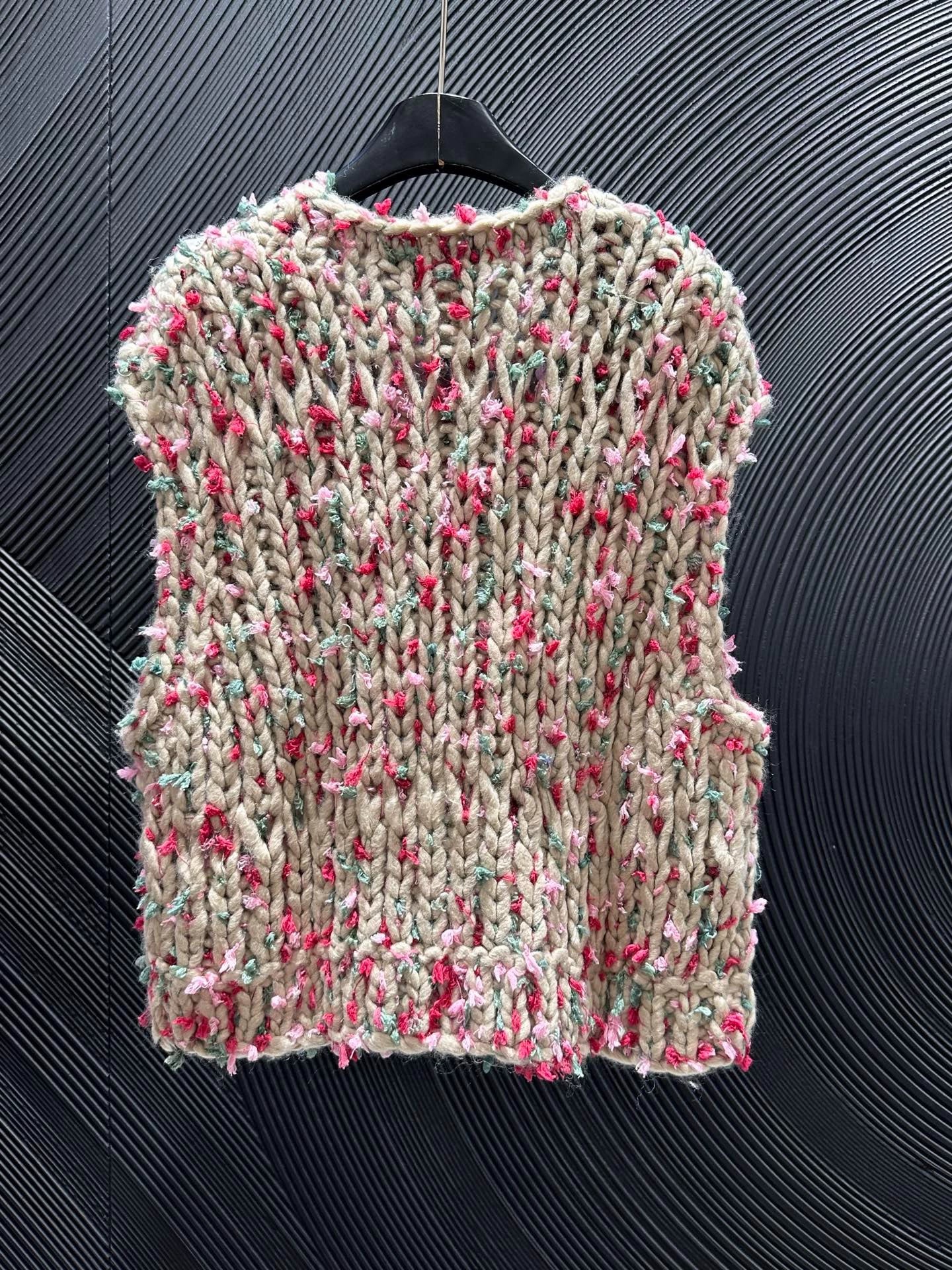 25fw Colorful woven vest(Medieval Series)