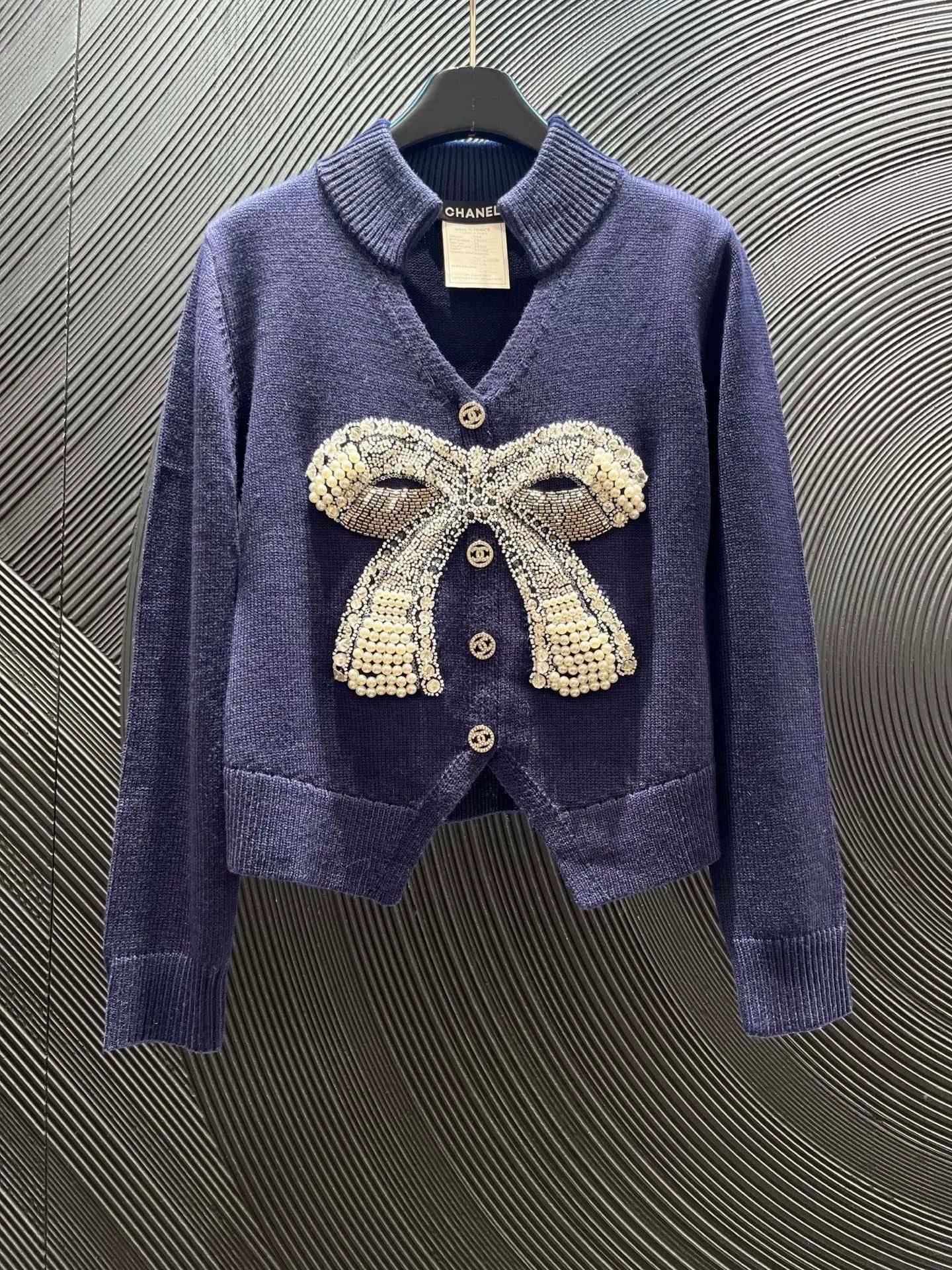 25fw Bow tie stand up collar sweater(Medieval Series)