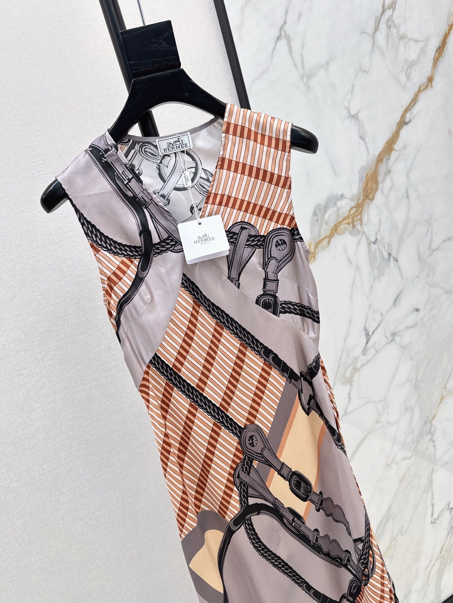 25ss silk sleeveless dress