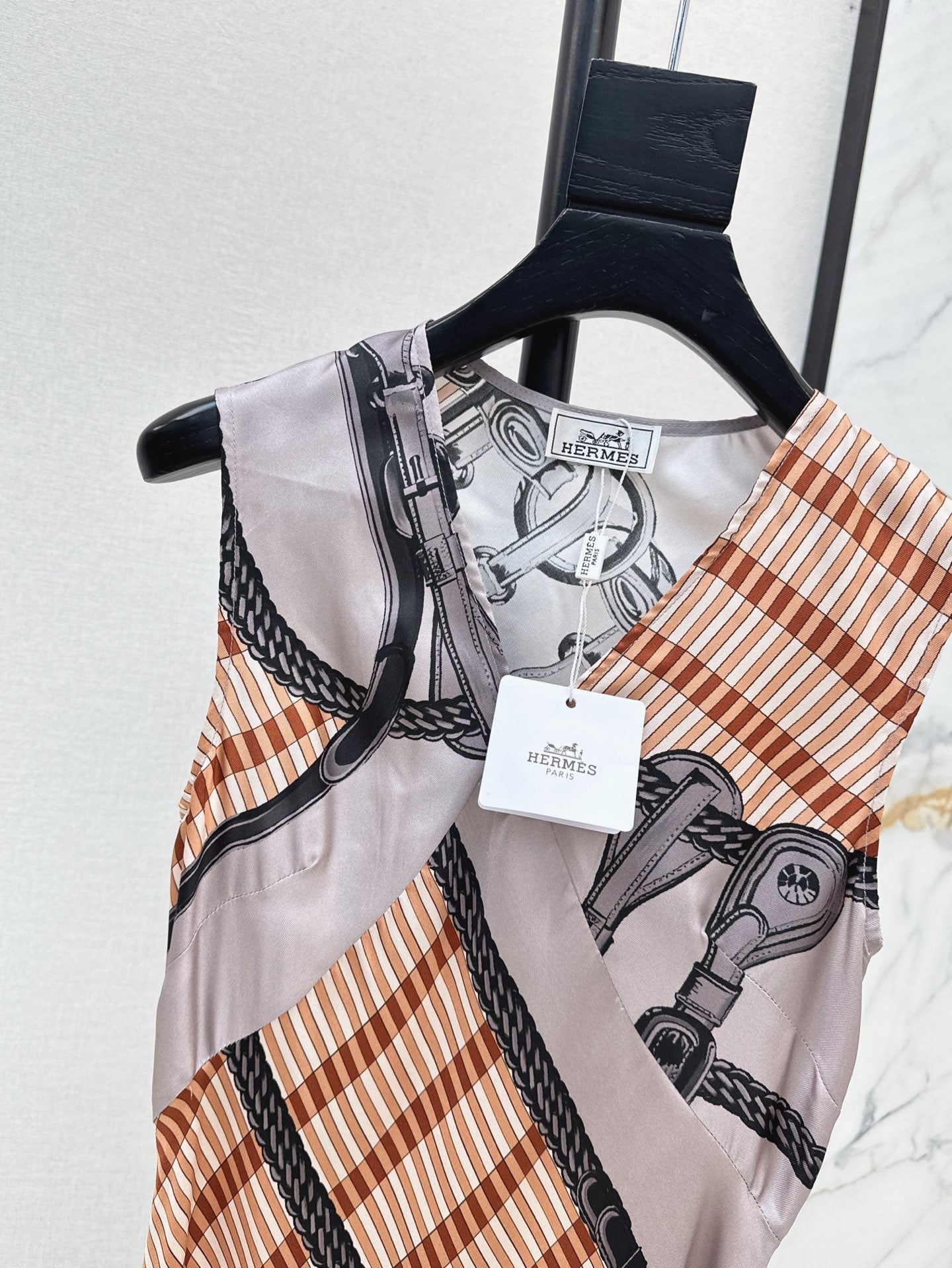 25ss silk sleeveless dress