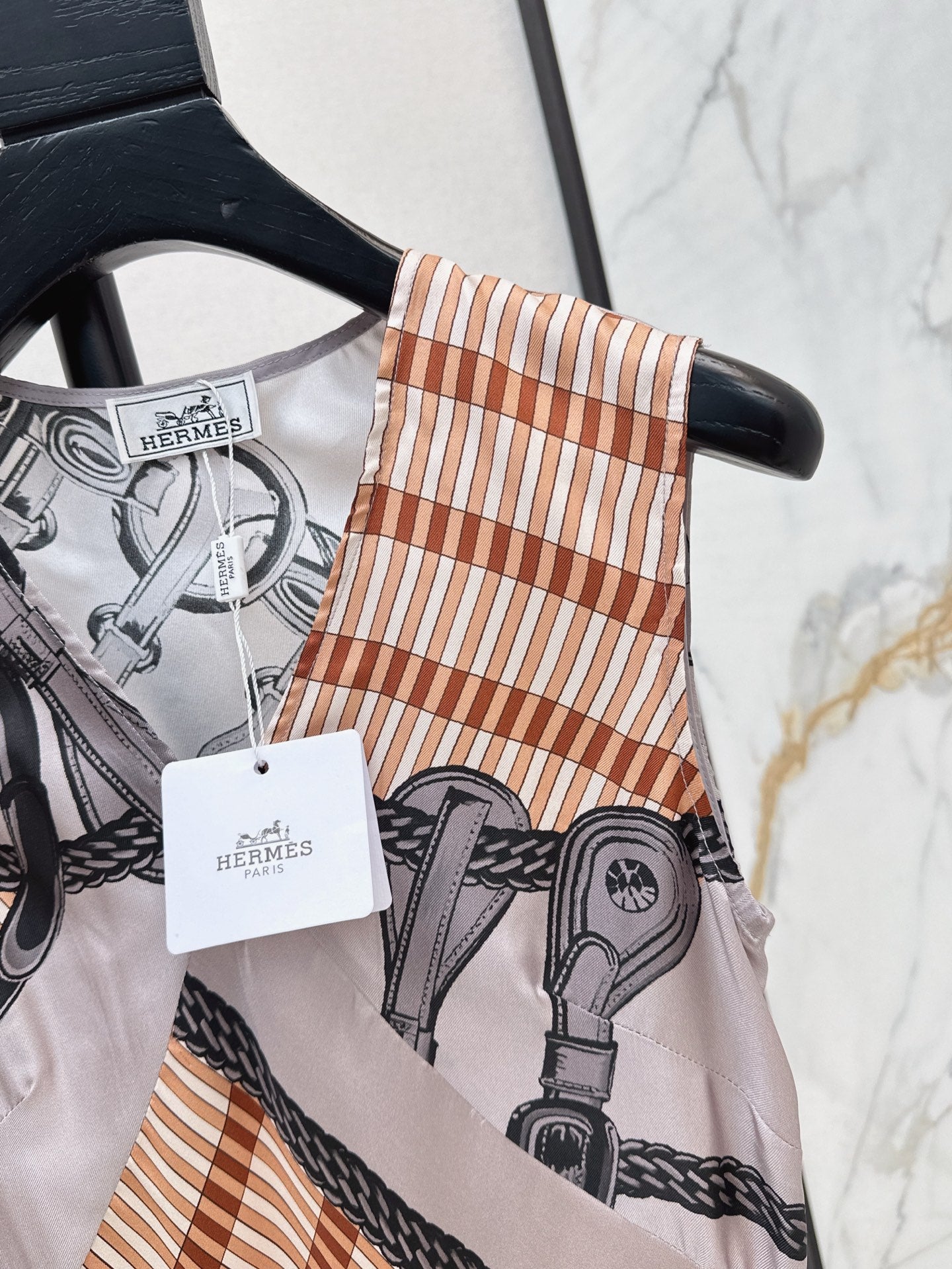 25ss silk sleeveless dress