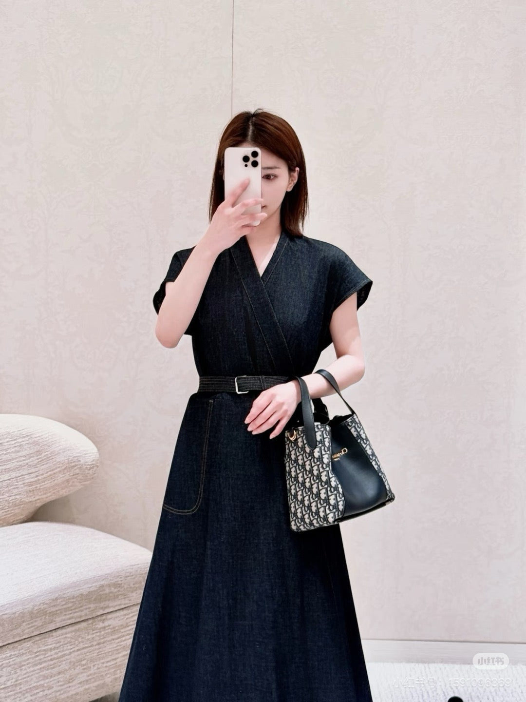 25ss denim dress