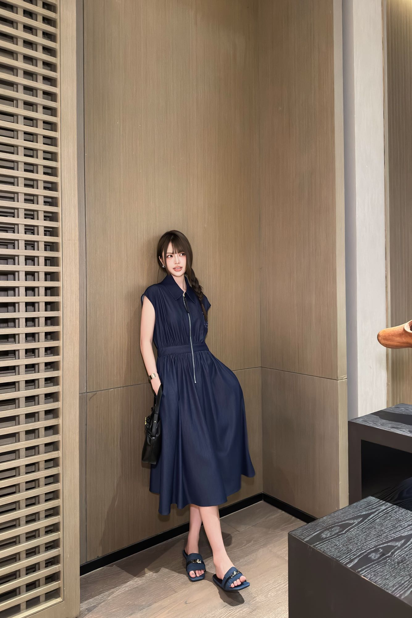 25ss denim dress
