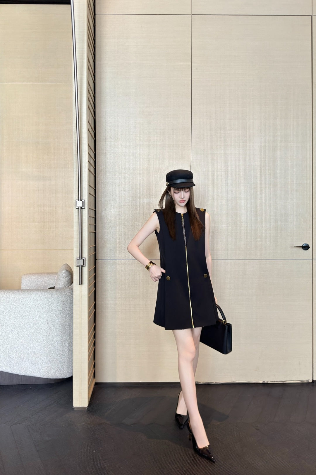 25ss zipper dress