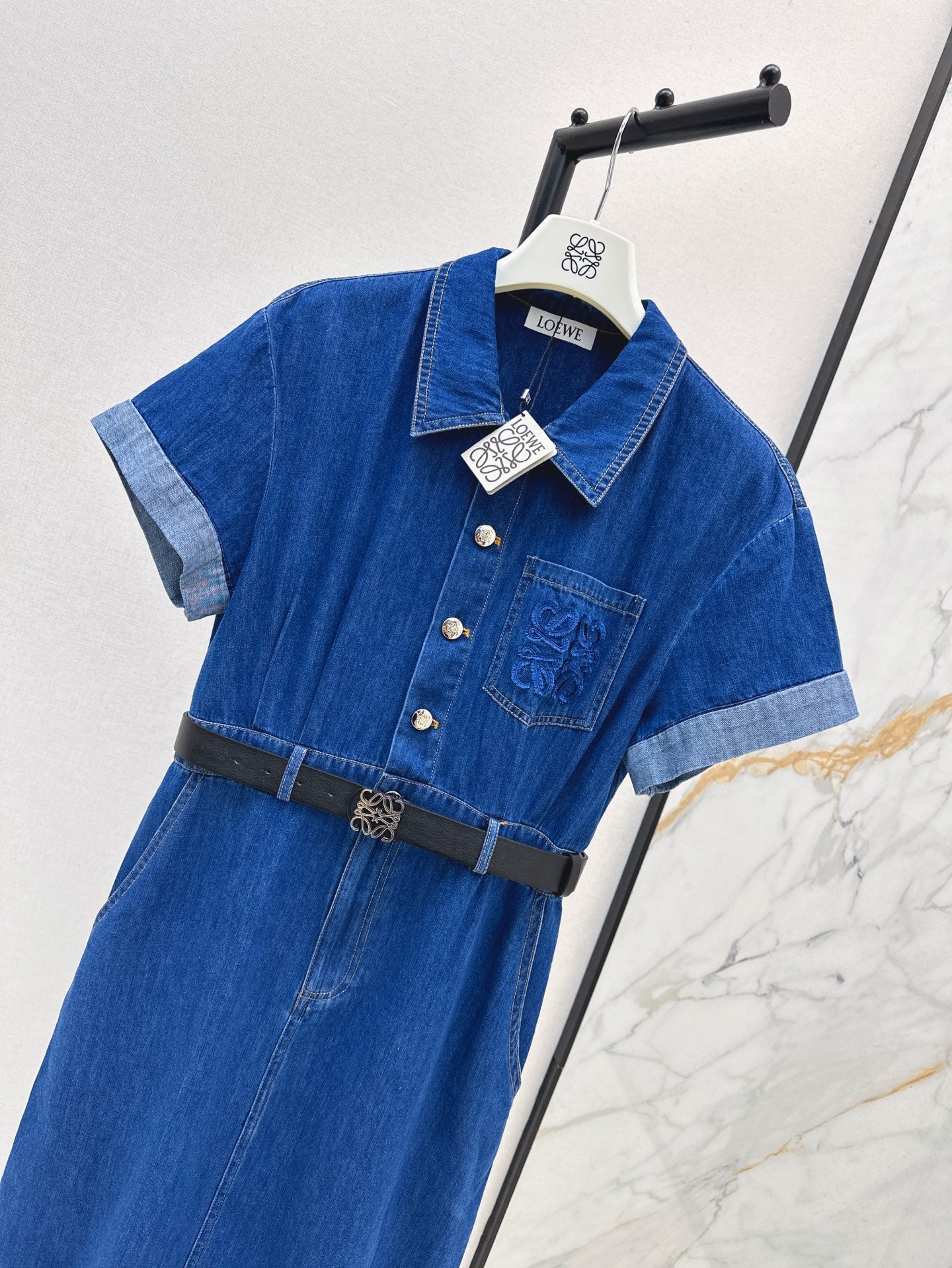 25ss denim dress
