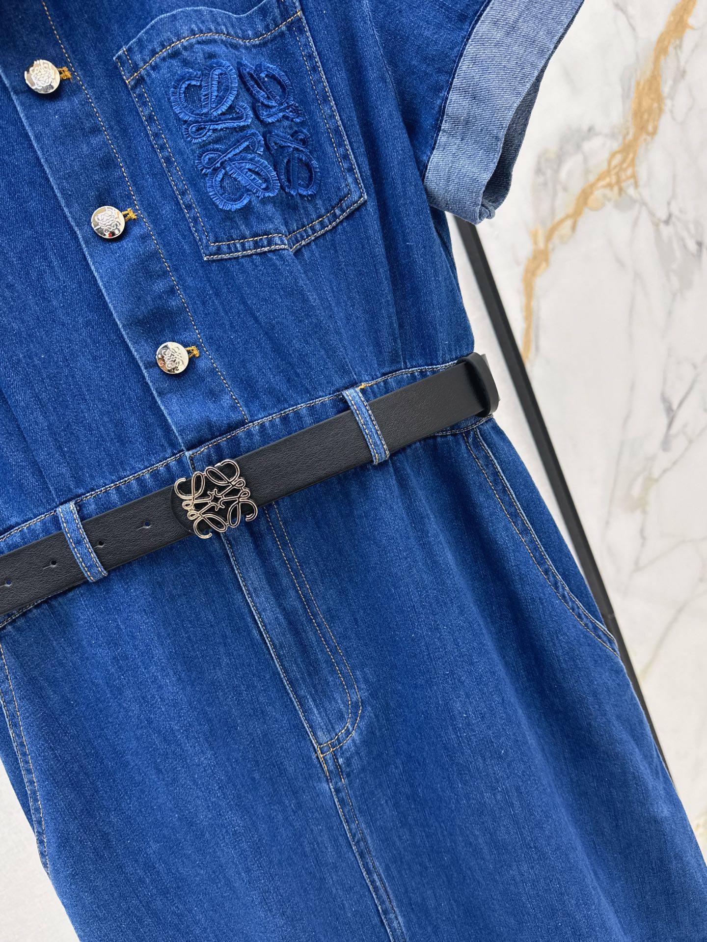 25ss denim dress