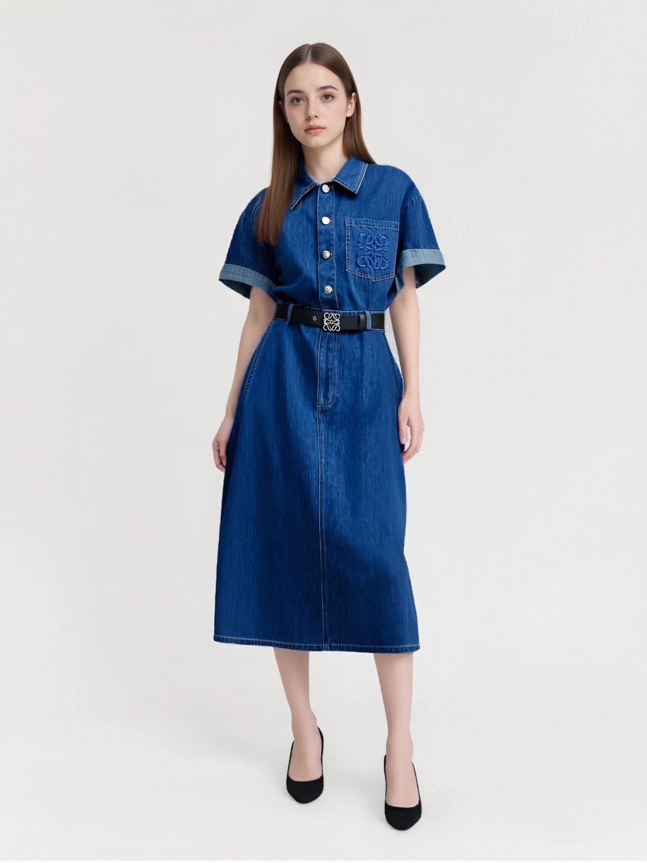 25ss denim dress