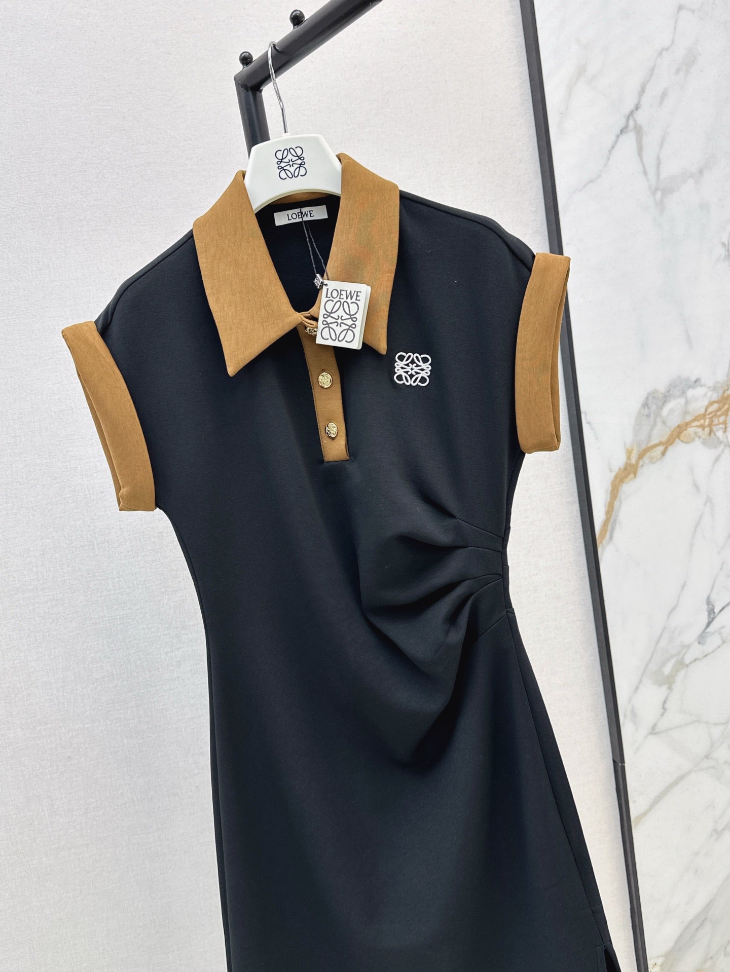 25ss lapel dress