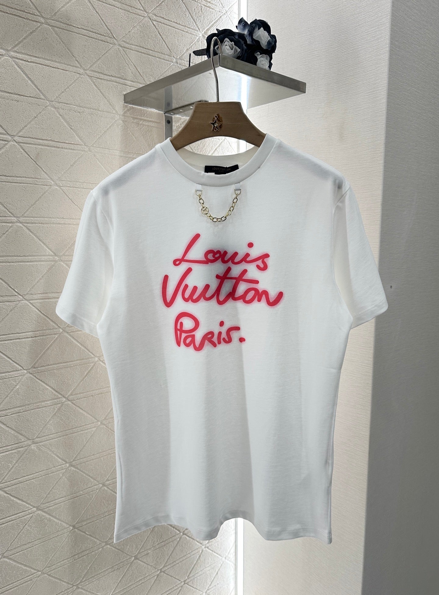 2025 new product Chain round neck print πππ