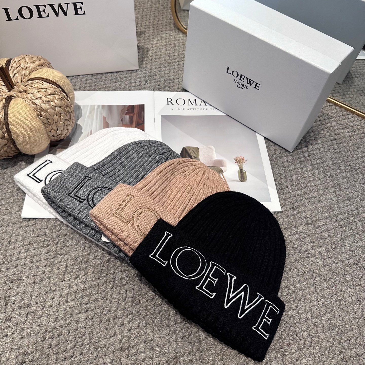 25fw new woolen hat