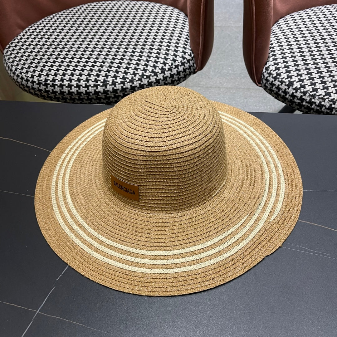 Popular straw hat and bag two-piece set