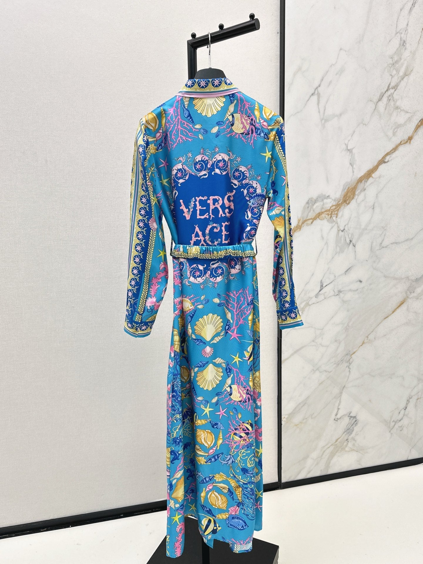 25fw new printed silk dress