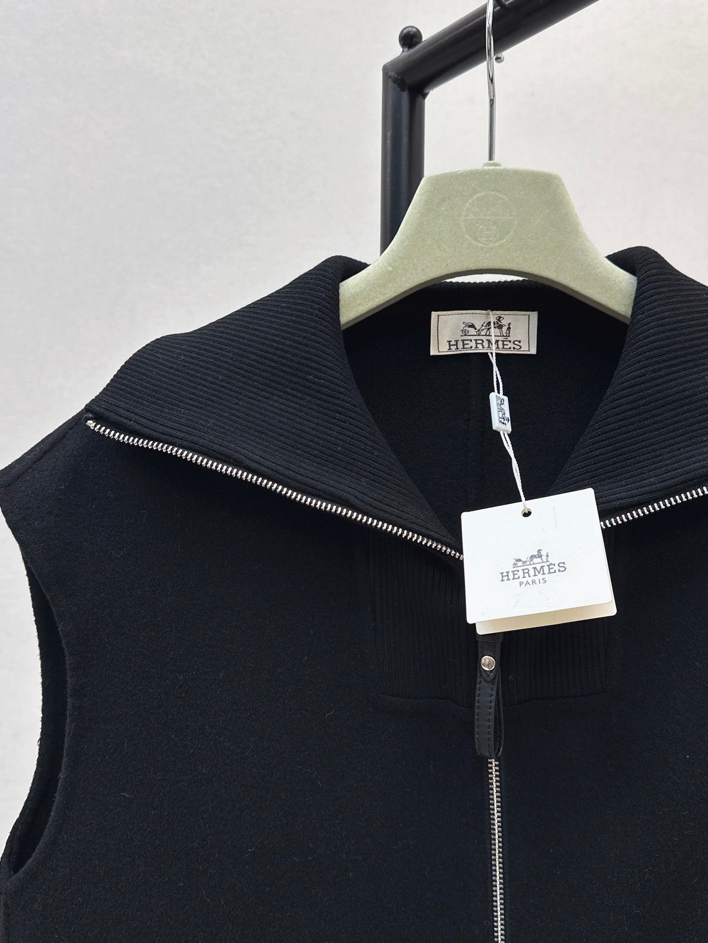 25fw new lapel stitching wool vest