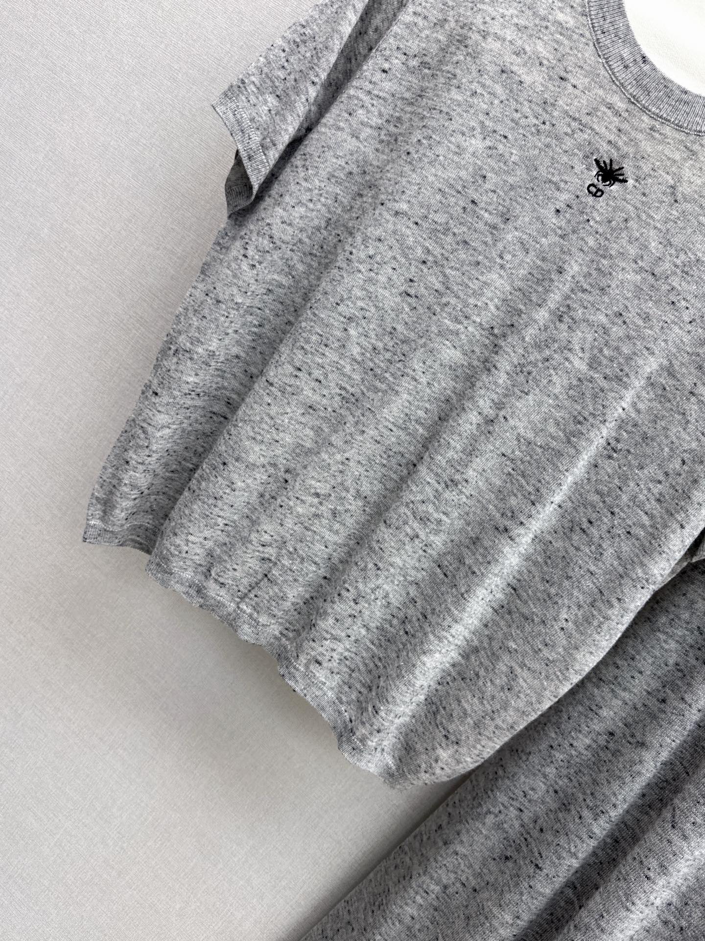 25fw new wool embroidered sweater with straight pants suit