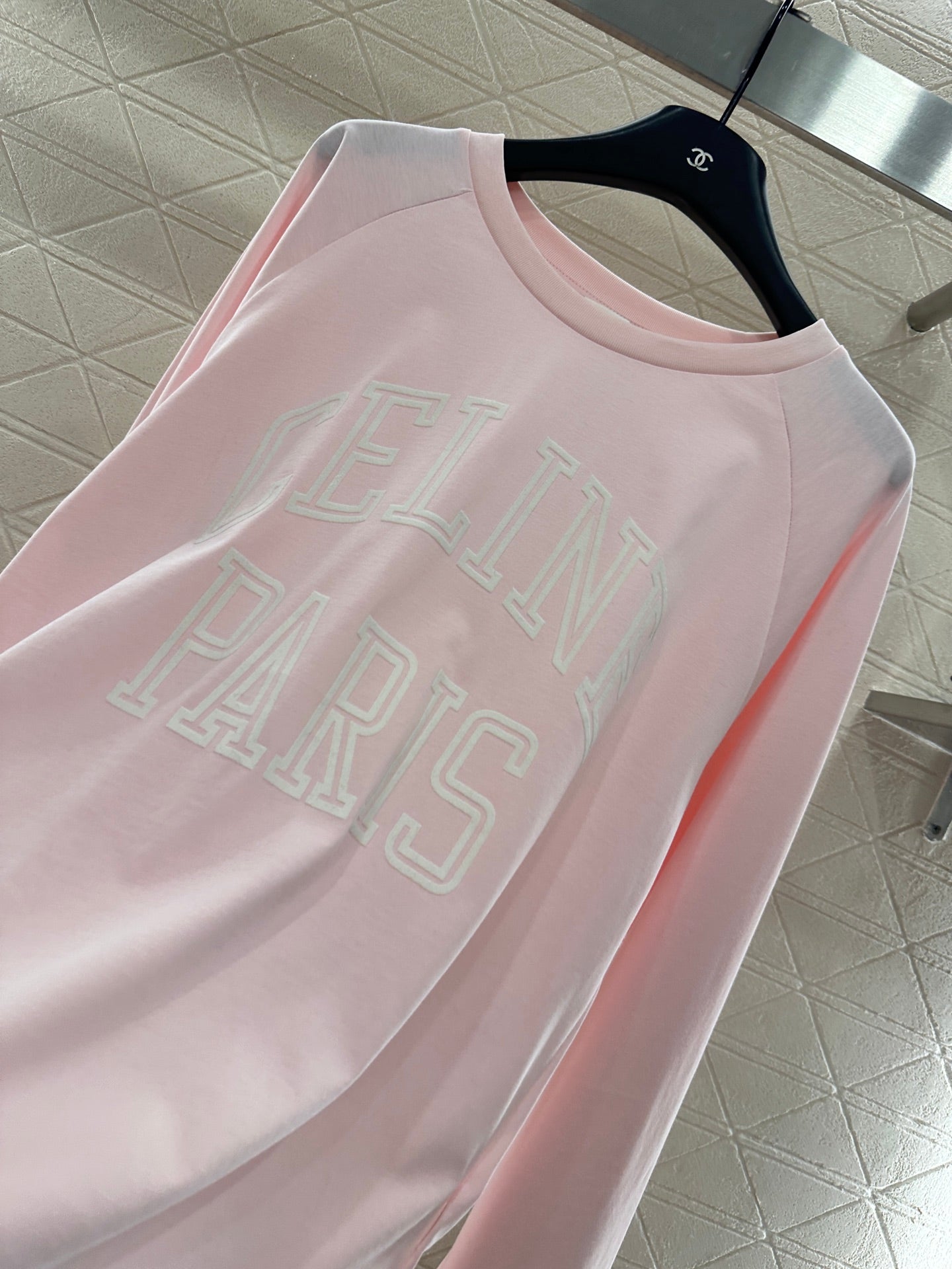25fw new round neck contrast color long sleeve