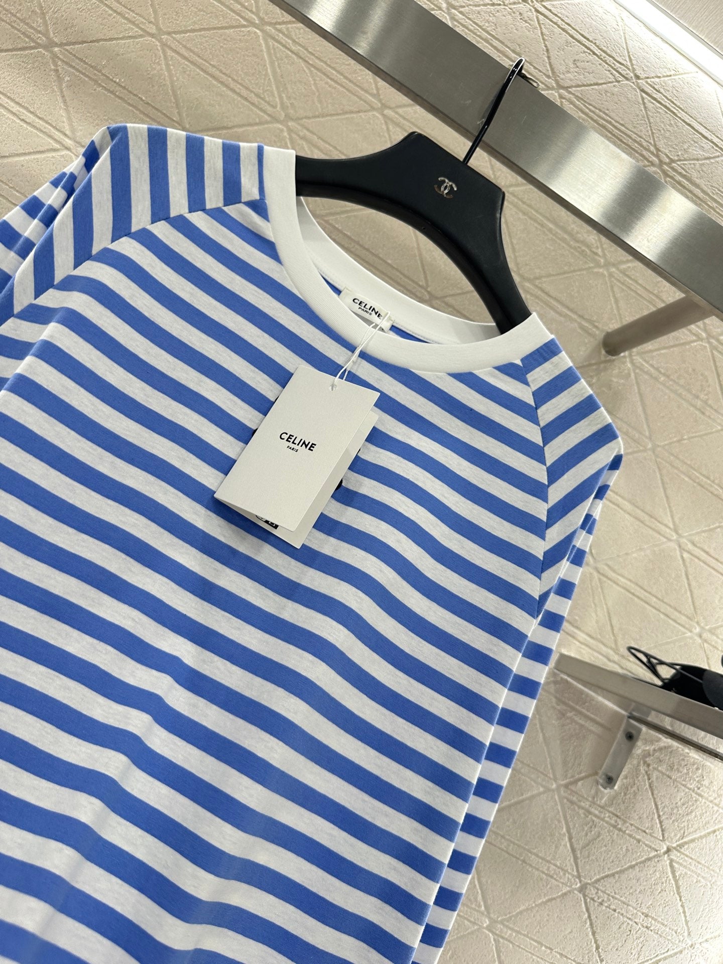 25fw new round neck striped long sleeves