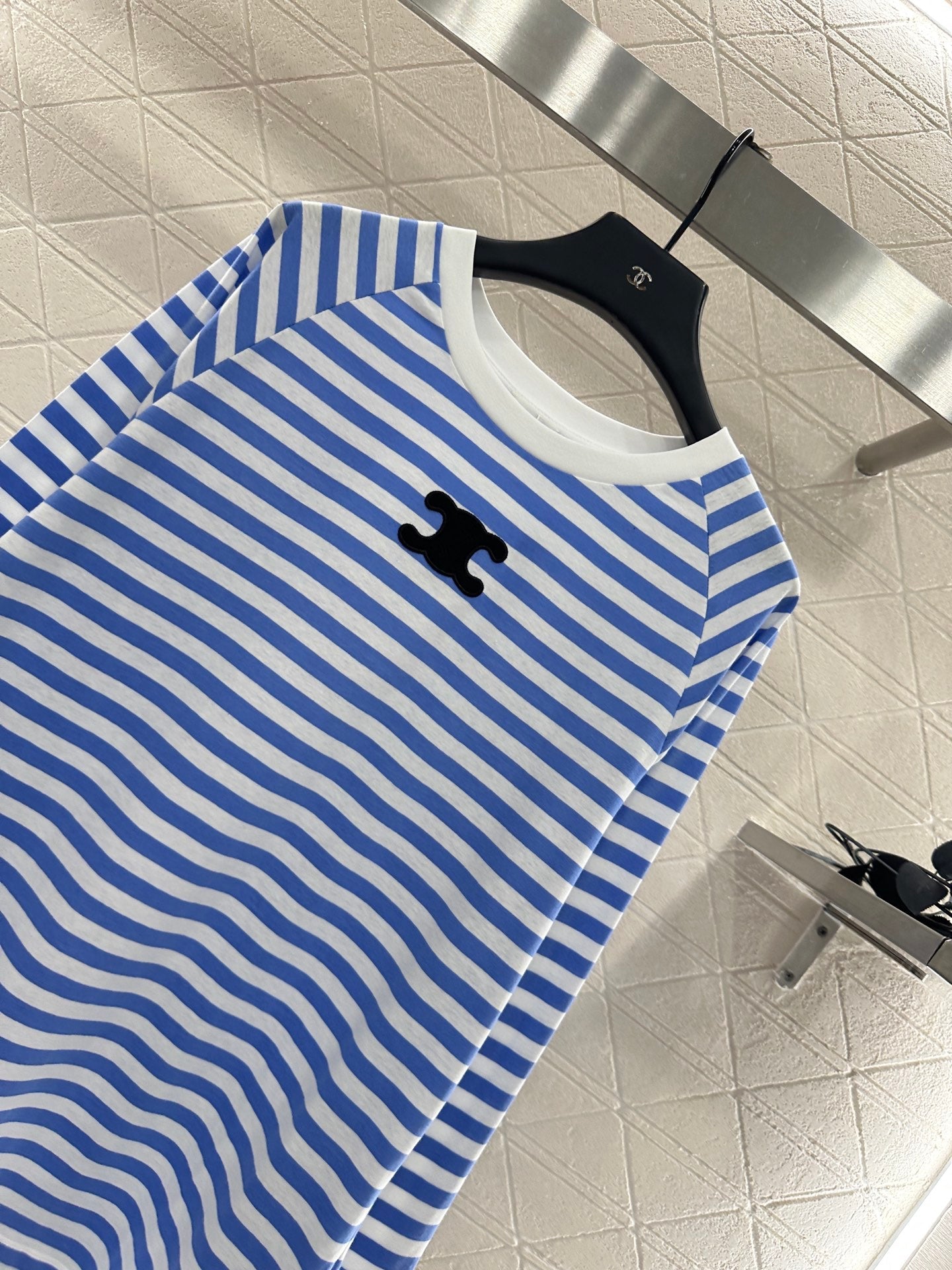 25fw new round neck striped long sleeves