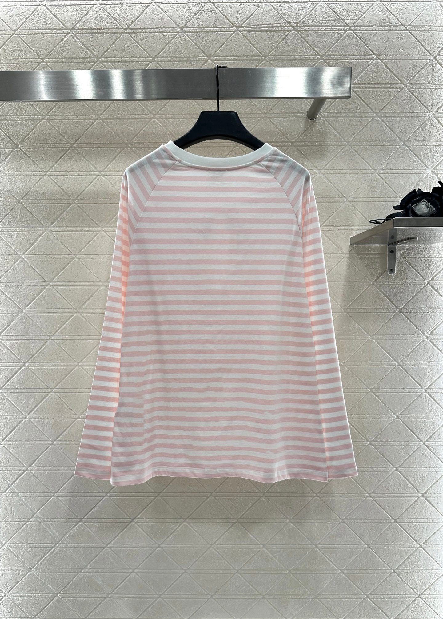 25fw new round neck striped long sleeves