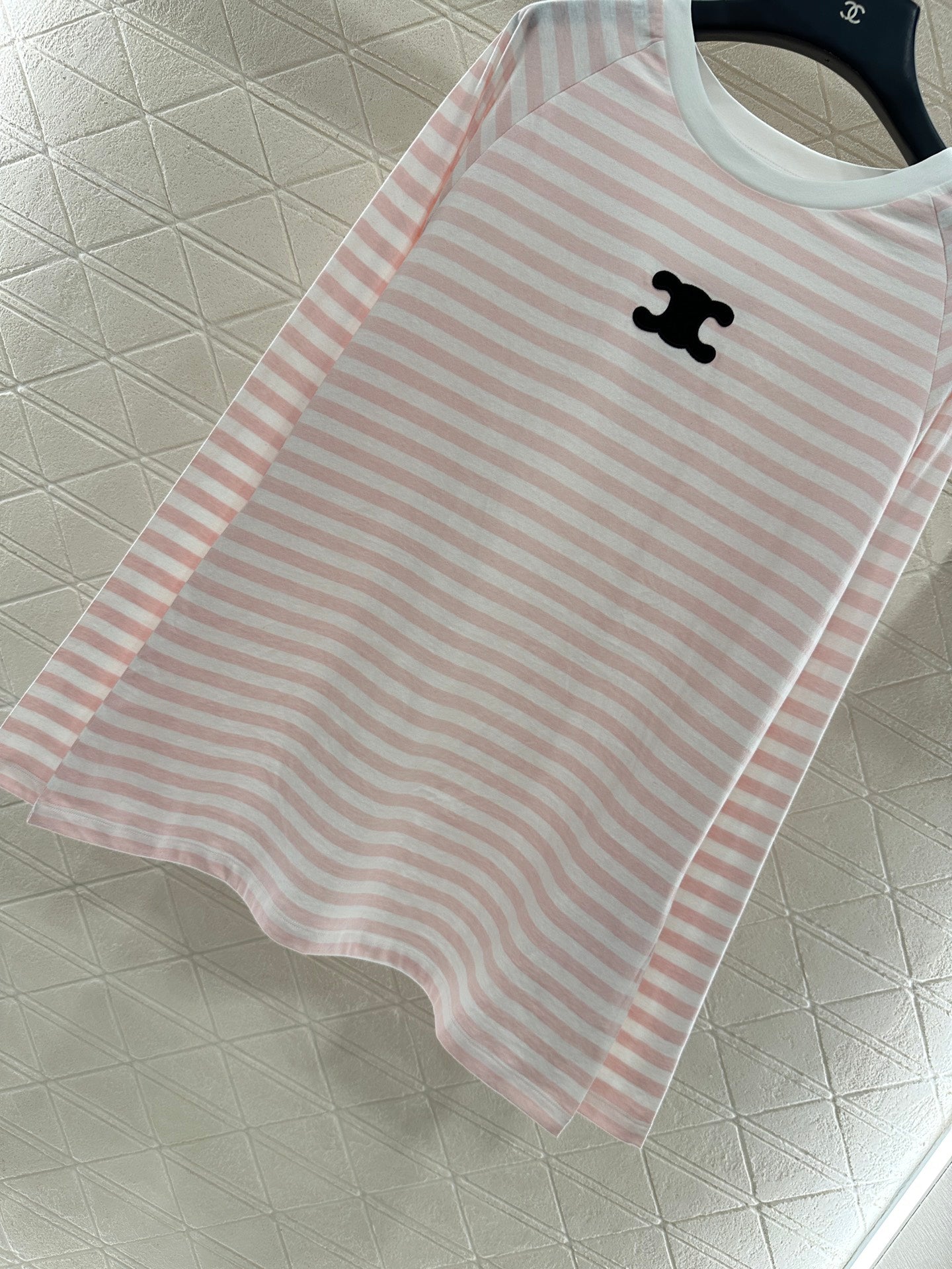 25fw new round neck striped long sleeves