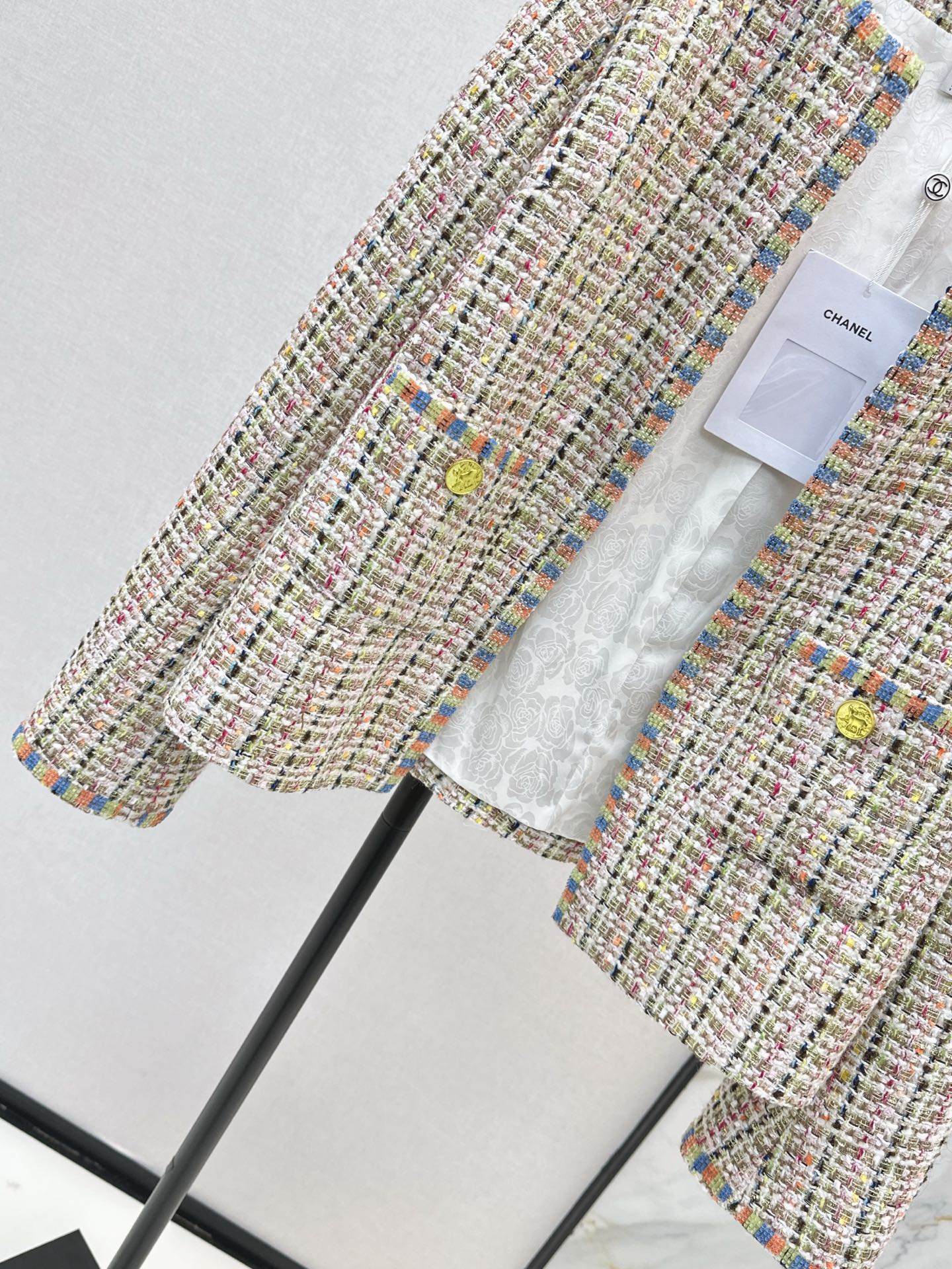 25 New woven woolen woolen woolen coat