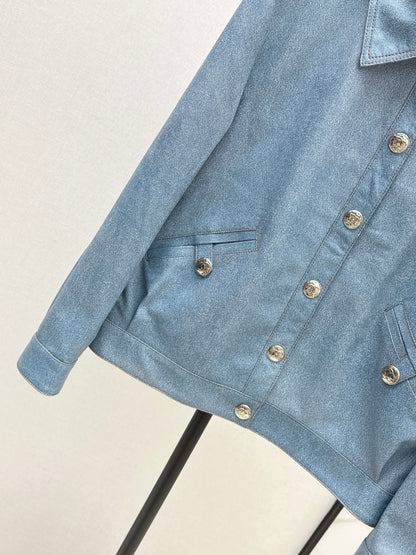 25fw Flip collar short jacket